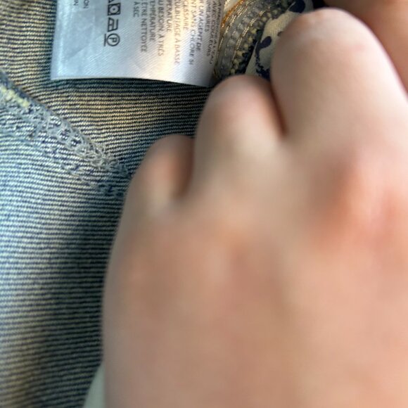 We The Free Wide Leg Snap Hem Jeans Size 29 | Y2K 90s Grunge - Picture 5 of 7